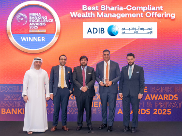 ADIB Wins Best Sharia-Compliant Wealth Management Offering