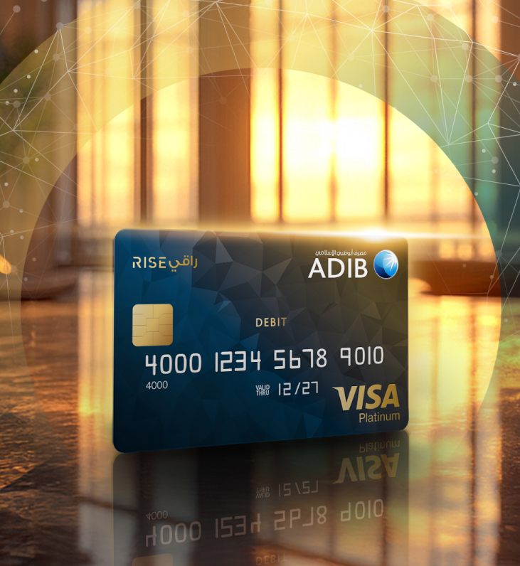 ADIB Rise Visa Platinum Debit Card