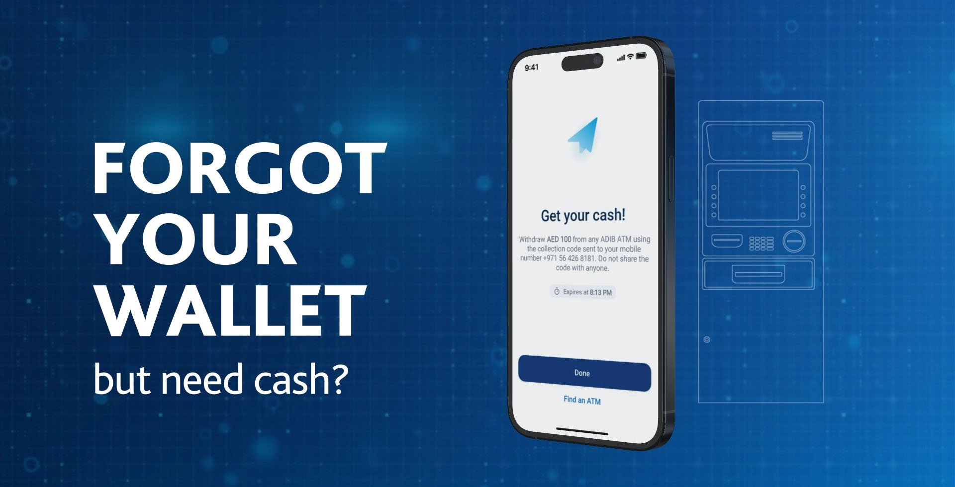 Cardless Cash Withdrawal